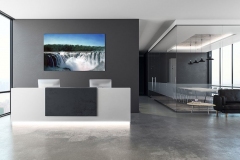 Contemporary reception with copy space